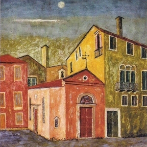 Francesco Speranza, La sciala a Santo Spirito, tempera, 1983, Collezione della Città metropolitana di Milano, Palazzo Isimbardi
