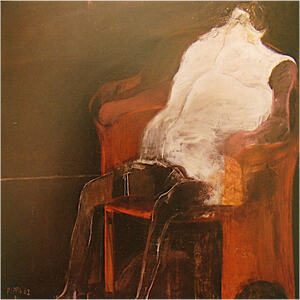 Bruno Pippa, Grande ingessato seduto, 1963