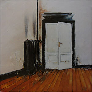 Bruno Pippa, Porta bianca con termosifone, 1976