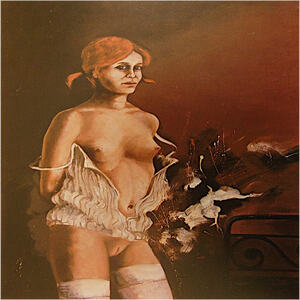 Bruno Pippa, Ragazza seminuda, 1977