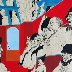 G. C. Riccardi, Senza Titolo, 1972-1976 ca., Inchiostro su carta, 40x50.