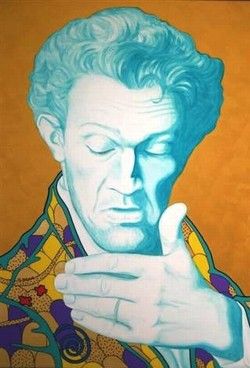 Un'opera di PG Baroldi esposta in mostra