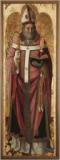 Donato de’ Bardi (doc. a Pavia e in Liguria nella prima metà del XV secolo) Polittico, 1445-1450 circa: Sant’Ambrogio, tempera su tavola, rispettivamente cm 115,2 x 45,2-Collezione privata 