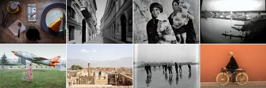 Alcune delle fotografie in mostra