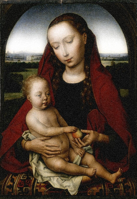 Madonna e Bambino, dipinto del 1485 di Hans Memling