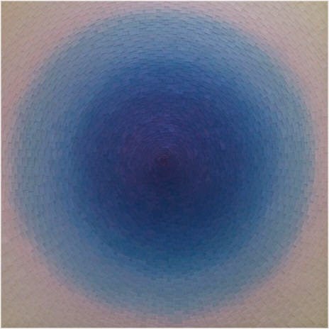 Sphere di Lisa Bartleson- resina e tecnica mista, 79x79x5cm
