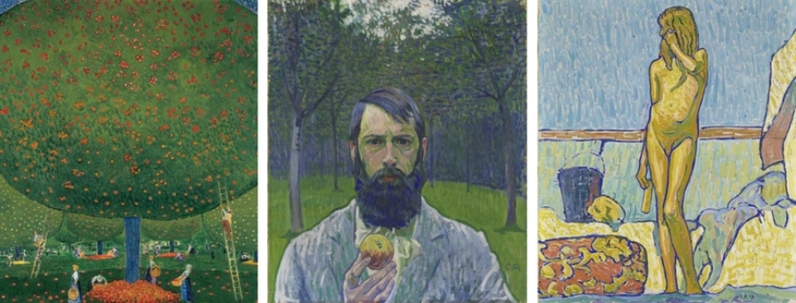 Tre opere pittoriche di Cuno Amiet