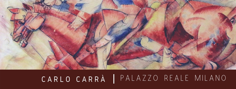 Particolare di un dipinto di Carlo Carrà
