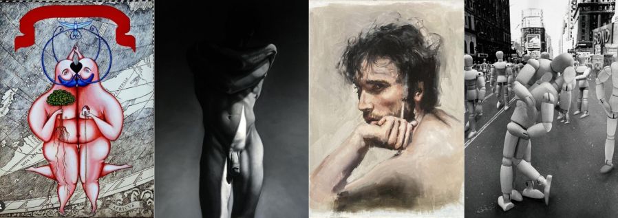 Pride by your side : Quattro delle opere in mostra