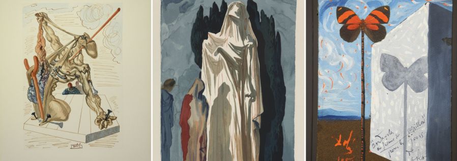 Tre opere di S.Dalì in mostra