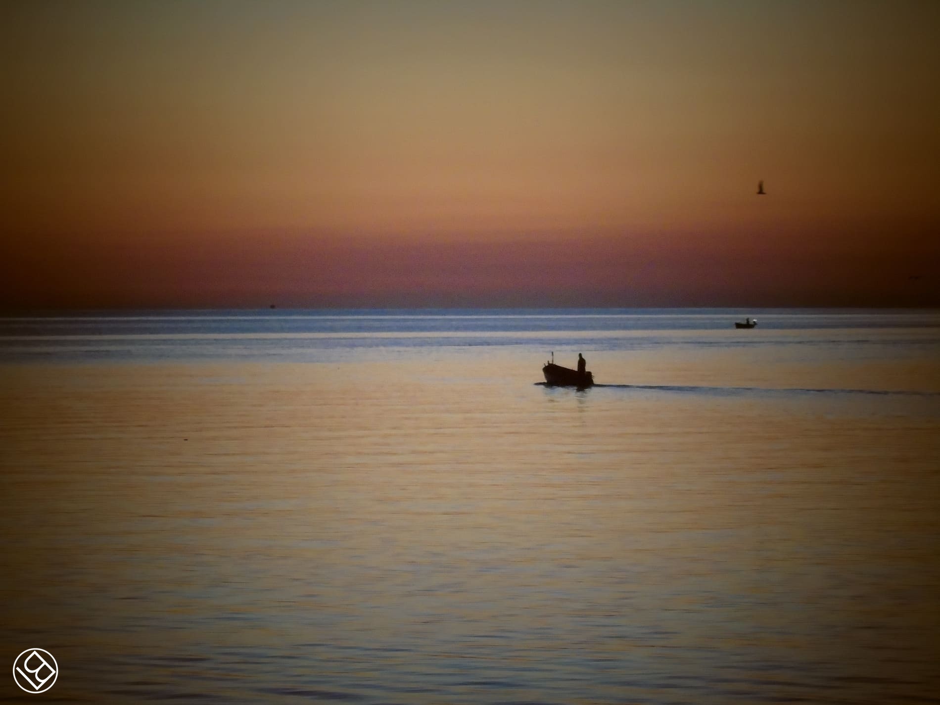 Spettacolare alba al porto di S.Spirito