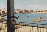 Veduta da un balcone del caseggiato attualmente Bar Ghiaccio Bollente
