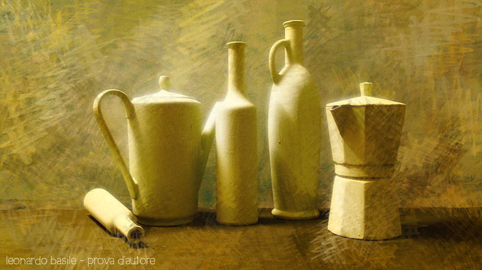 Elaborazione grafica da foto 'Omaggio [4] a Giorgio Morandi - 2