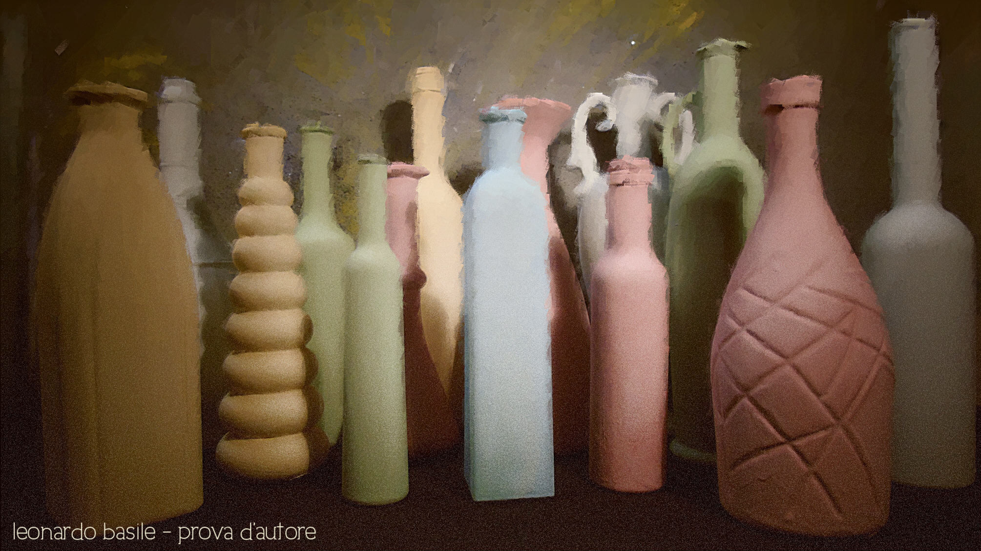 Elaborazione grafica da foto 'Omaggio [4] a Giorgio Morandi - 6