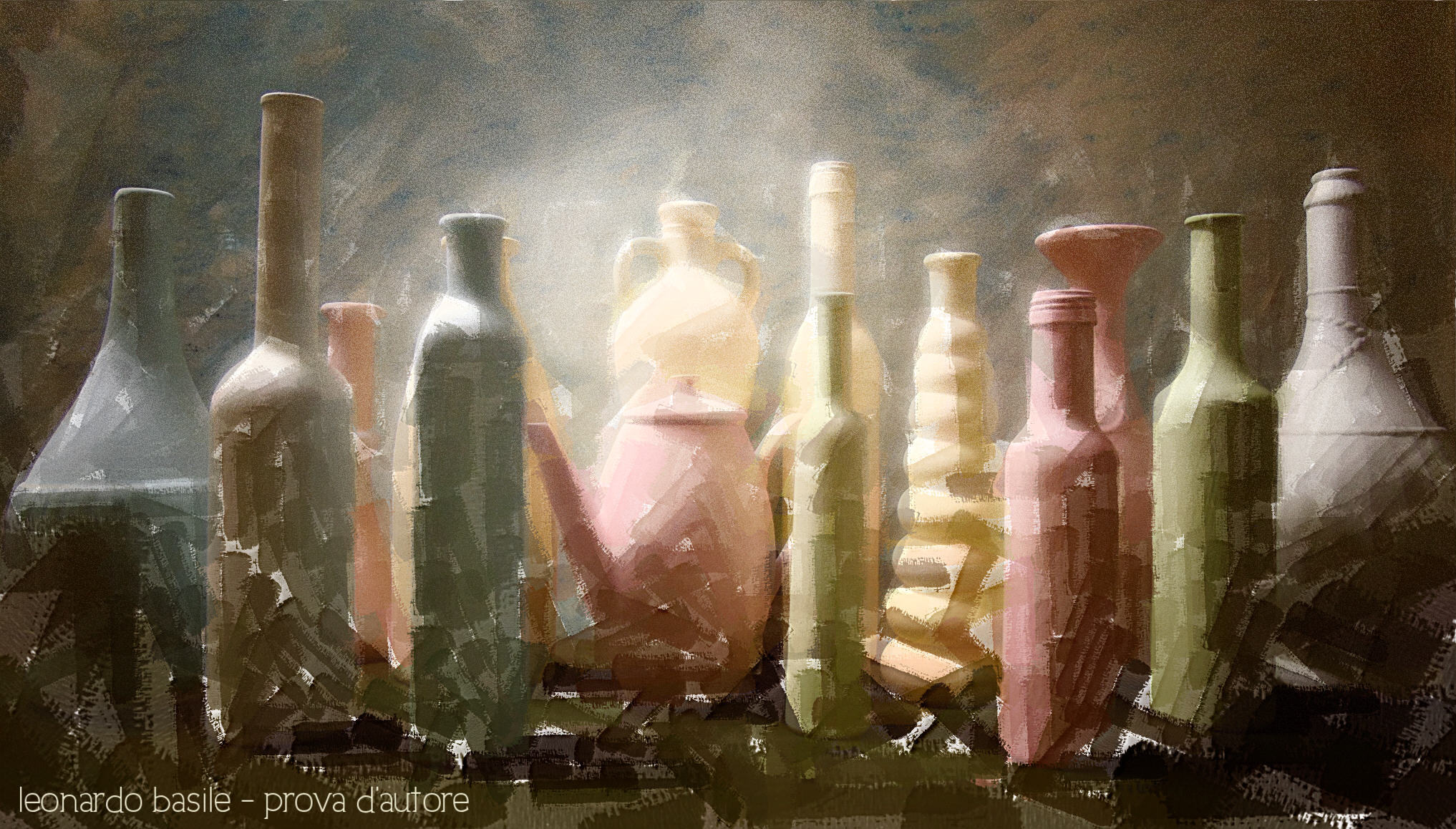 Elaborazione grafica da foto 'Omaggio [4] a Giorgio Morandi - 7