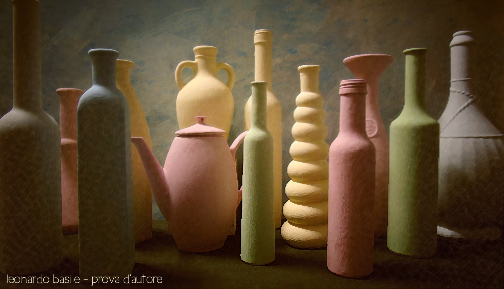 Elaborazione grafica da foto 'Omaggio [4] a Giorgio Morandi - 8