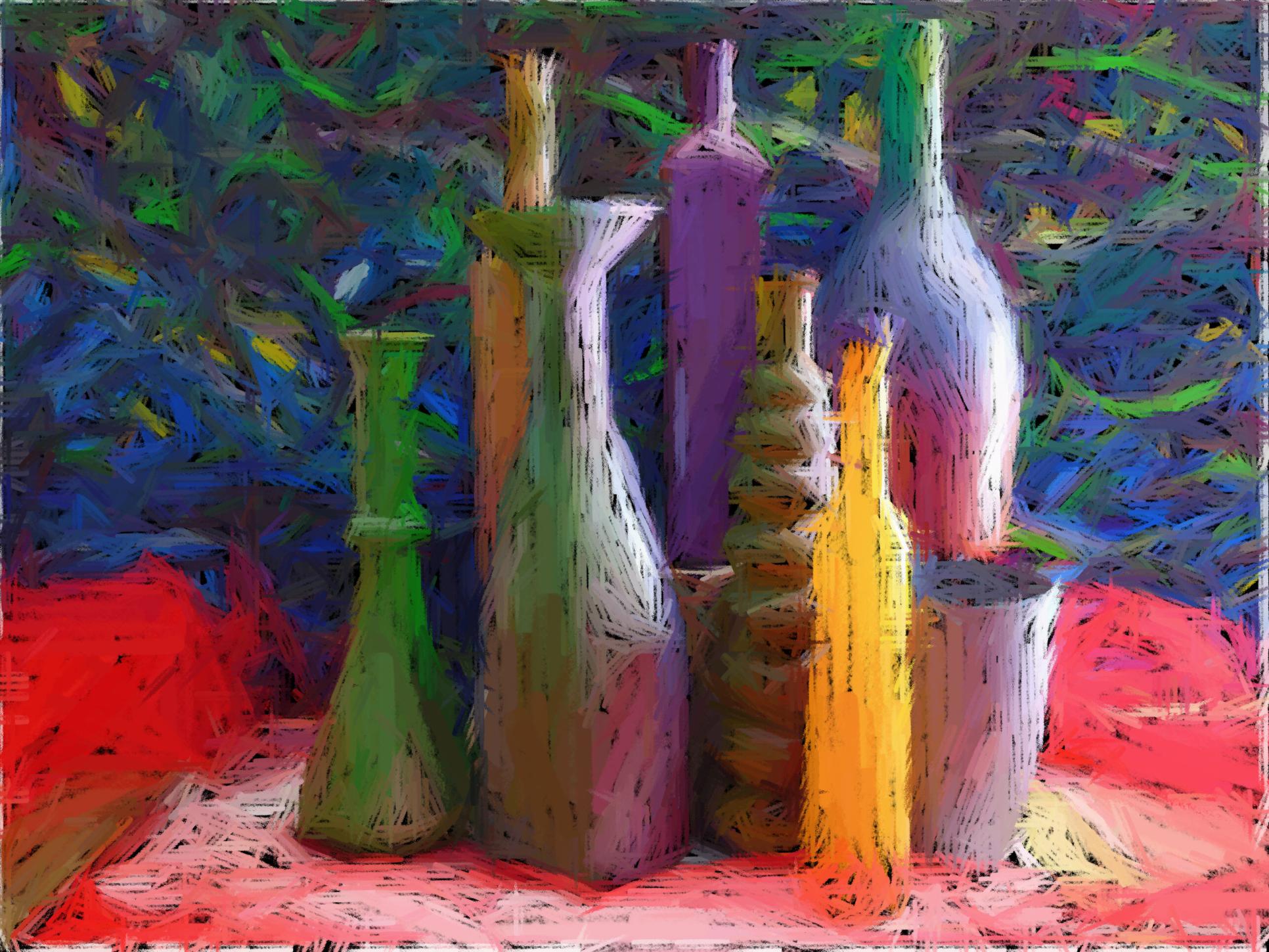 Elaborazione grafica da omaggio [2] a Morandi - 1