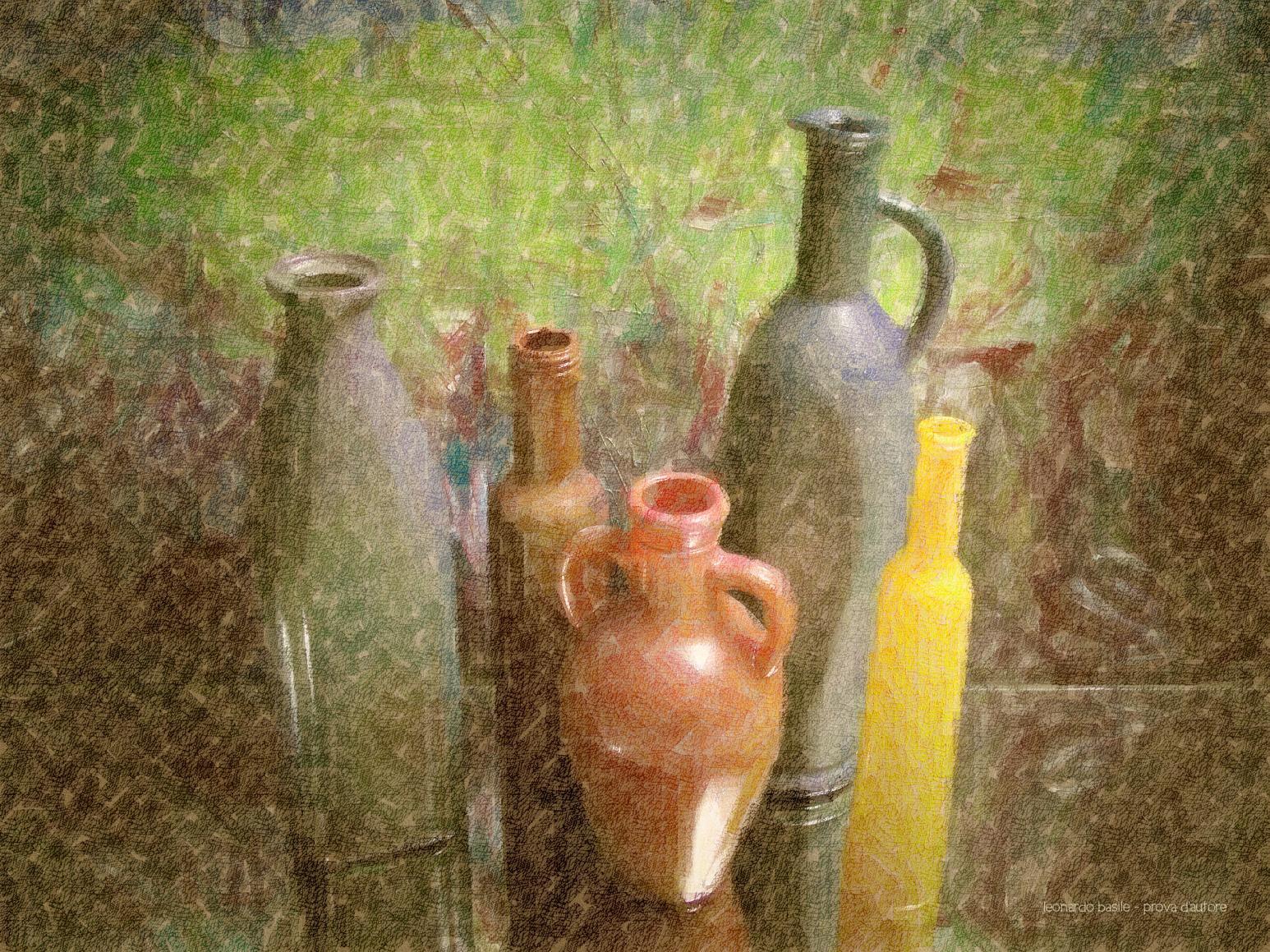 Elaborazione grafica da foto 'Omaggio [3] a Giorgio Morandi - 3