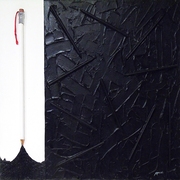 Rosario Mercuri, Matite, Tecnica mista, cm 50 x 60	- 1994