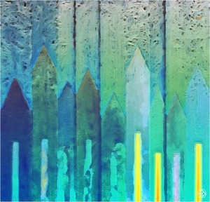 Elaborazione grafic/digital da opera lignea di Leonardo Basile