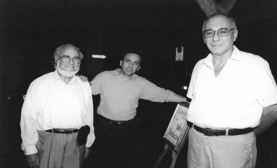 Il Maestro S.Benincasa, L.Basile e F. Madero