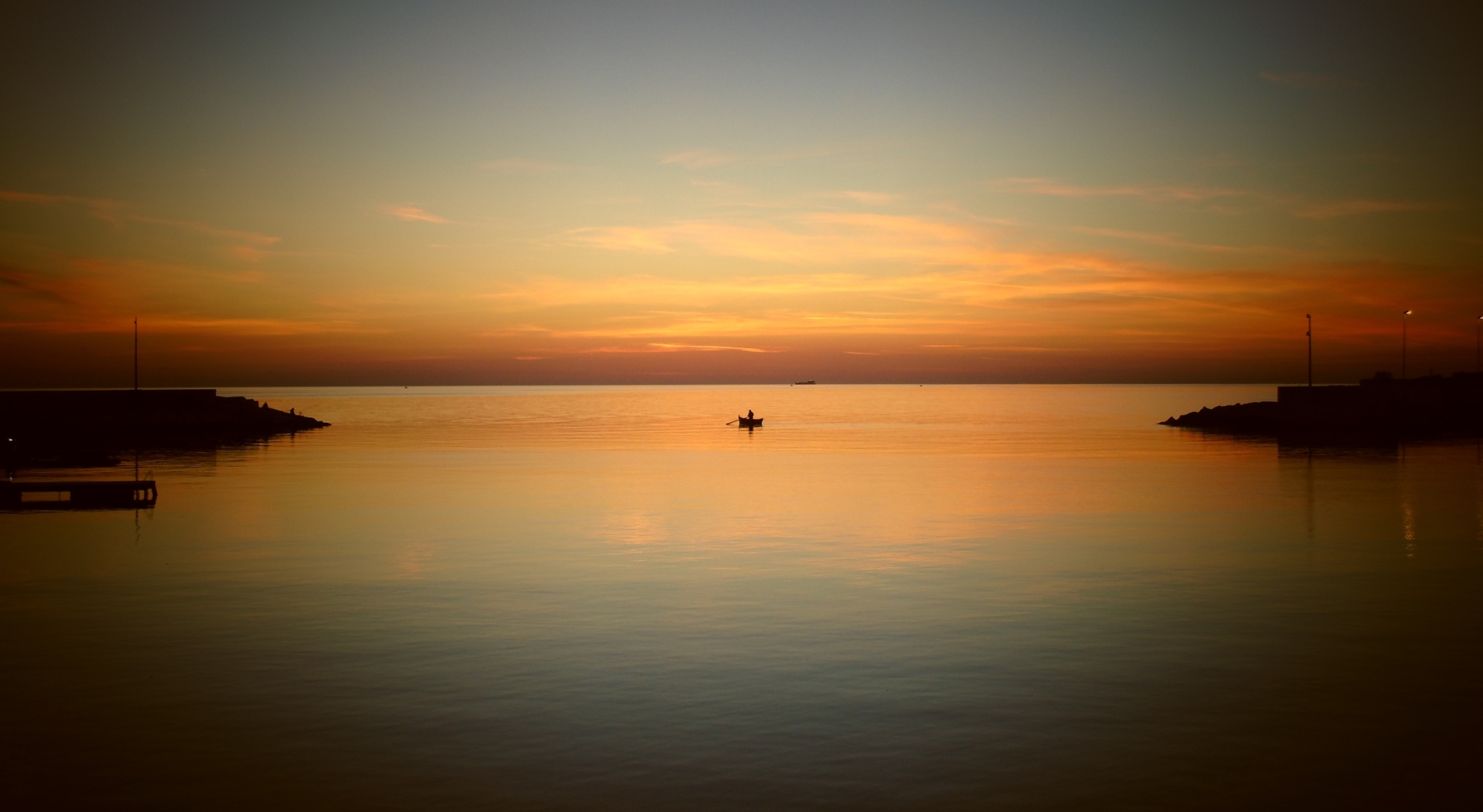 Alba al porto di Bari Santo Spirito - Fotografia di Leonardo Basile - immagine 7