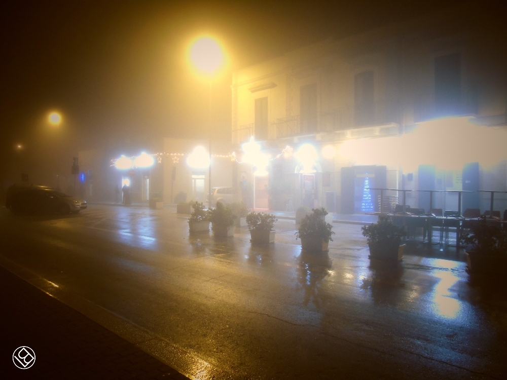 La sera, la nebbia, il lungoporto... a S.Spirito