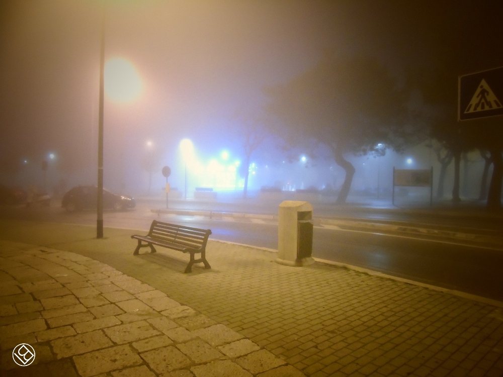 La sera, la nebbia, il lungoporto... a S.Spirito