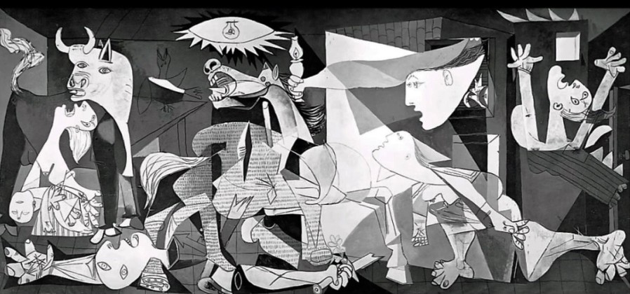 'Guernica', opera di Pablo Picasso: Una delle 100 opere proposte da Montanari per iniziare ad amare l'arte