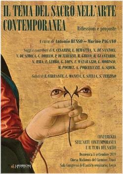 Copertina del volume "Il tema del sacro nellarte contemporanea"