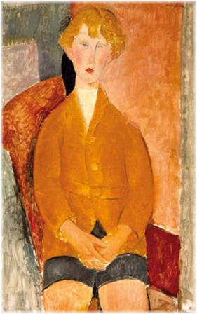 Ragazzo-con-i-pantaloni-corti-Amedeo-Modigliani