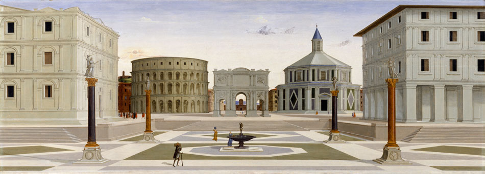 Pittore dell’Italia centrale Veduta di una Città ideale Tempera su tavola, Baltimora (USA), Walters Art Museum Credito Fotografico: © The Walters Art Museum, Baltimora