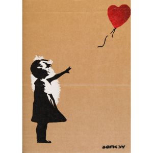 Banksy, Girl with balloon, 2023/11/09, edizione 39/50