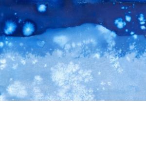 Roberto Ghezzi, The Greenland Project, 2022, ghiacciaio in fusione su carta, 40x52 cm