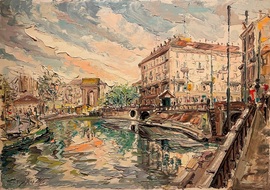 Marco Crippa, 1992 – Darsena (50 x 70)