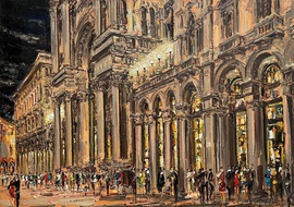 Marco Crippa, 1975 – Entrata Galleria (60 x 80)