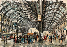 Marco Crippa, 2002 – Stazione Centrale / Binari (50 x 70)