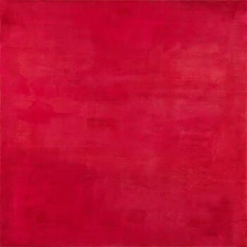 Rosso, frequencies, 2023 - acrilico e resina su tela - cm 110x110