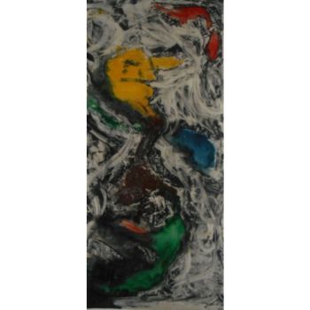 Pinot Gallizio -  - Senza titolo (pittura industriale), 1958 – 1959 - olio, resine industriali, tecniche miste su tessuto rayon / oil, industrial resins, mixed media on rayon fabric - 300 x 135,5 cm - Courtesy Archivio Gallizio - ph. Mario Orefice