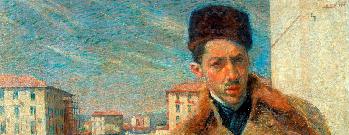 Umberto Boccioni, Autoritratto, 1908, olio su tela, Milano, Pinacoteca di Brera