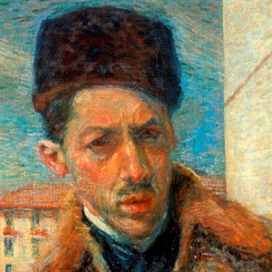 Umberto Boccioni, Autoritratto, 1908, olio su tela, Milano, Pinacoteca di Brera