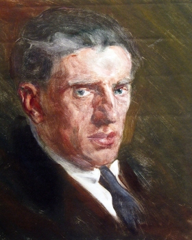 Tullio Silvestri, Ritratto di Gian Francesco Malipiero, 1920, monotipo. Firenze, Gabinetto dei Disegni e delle Stampe degli Uffizi