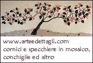 Questo � il banner di Arte e dettagli che e' un laboratorio artigianale nel quale si realizzano mosaici artistici e decorativi, secondo la pi� antica tradizione musiva greca, romana e bizantina, complementi d'arredo e oggettistica.