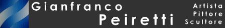 Banner del sito dell'artista pittore Gianfranco Peiretti