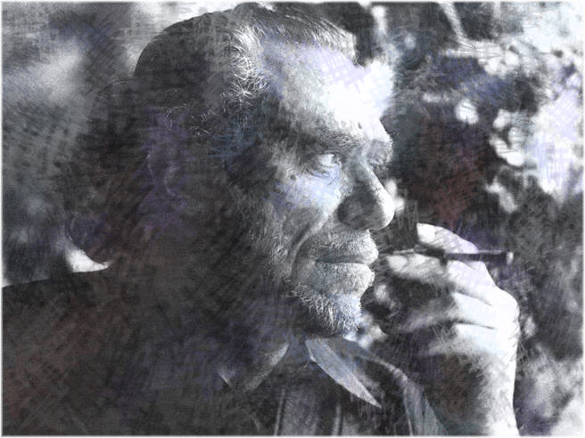 Henry Charles "Hank" Bukowski Jr., nato Heinrich Karl Bukowski, noto anche con lo pseudonimo di Henry Chinaski, suo alter ego letterario, è stato un poeta e scrittore statunitense. Ha scritto sei romanzi, centinaia di racconti e migliaia di poesie, per un totale di oltre sessanta libri. Wikipedia