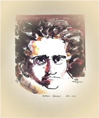 Fotolitografia Antonio Gramsci di Luciano Minguzzi