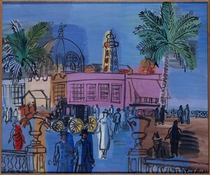 Dipinto di Raoul-Dufy: La jetée promenade à Nice