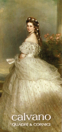 Un dipinto raffigurante una dama del 600