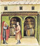 Vino vecchio profumato - Miniatura dal Theatrum sanitatis