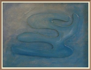 Dipinto cm 30x40 su faesite telata con acrilici di L.Basile - 04